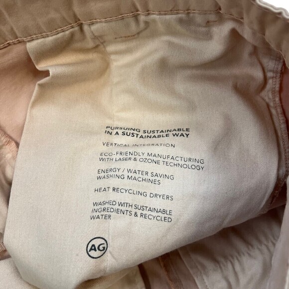 AG Adriano Goldschmied Wanderer Slim Short Vintage Pink Size 32 - Picture 8 of 13